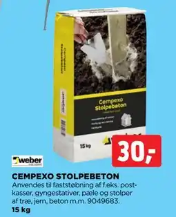 jem & fix CEMPEXO STOLPEBETON tilbud