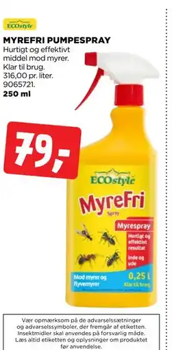 jem & fix MYREFRI PUMPESPRAY tilbud