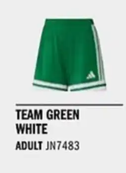 Sport Direct ADIDAS Short squa25 Sho W Team green white tilbud
