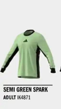 Sport Direct ADIDAS Jersey long sleeve REF 24 JSY LS Semi green spark tilbud