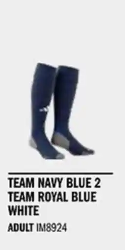 Sport Direct ADIDAS Adisock 24 Team navy blue 2 Team royal blue white tilbud