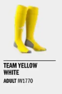 Sport Direct ADIDAS Adisock 24 Team yellow white tilbud