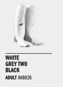 Sport Direct ADIDAS Adisock 24 White grey two black tilbud