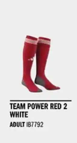 Sport Direct ADIDAS Adisock 23 Team power red 2 white tilbud