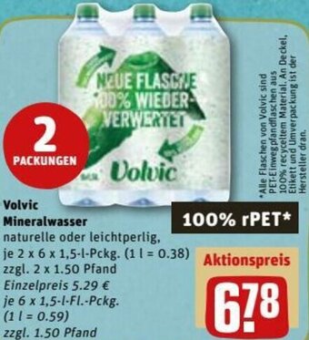 REWE DE Volvic Mineralwasser tilbud