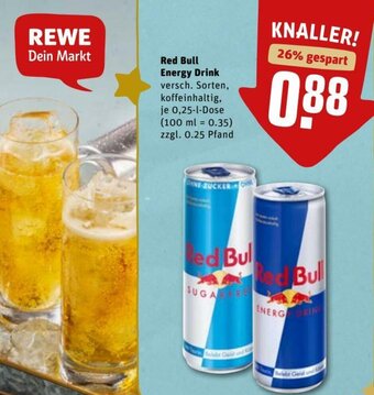 REWE DE Red Bull Energy Drink tilbud