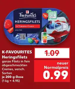 Kaufland K-FAVOURITES Heringsfilets tilbud