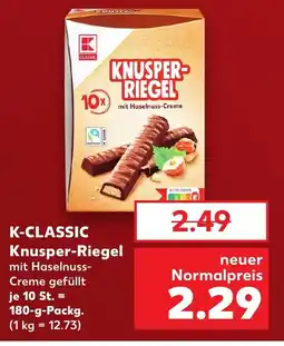 Kaufland K-CLASSIC Knusper-Riegel tilbud