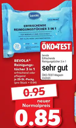 Kaufland BEVOLAⓇ Reinigungs- tücher 3 in 1 tilbud