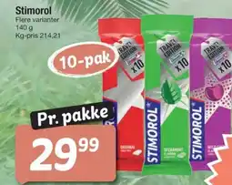 Fakta Tyskland Stimorol tilbud