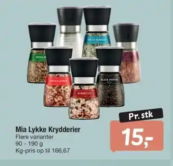 Fakta Tyskland Mia Lykke Krydderier tilbud