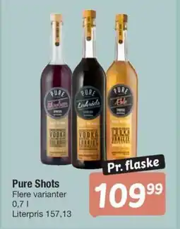 Fakta Tyskland Pure Shots tilbud