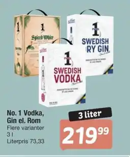 Fakta Tyskland No. 1 Vodka, Gin el. Rom tilbud