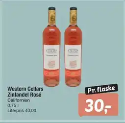 Fakta Tyskland Western Cellars Zinfandel Rosé tilbud