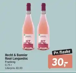 Fakta Tyskland Hecht & Bannier Rosé Languedoc tilbud