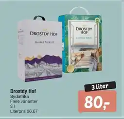 Fakta Tyskland DROSTDY HOF tilbud