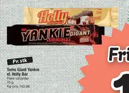 Fakta Tyskland Toms Giant Yankie el. Holly Bar tilbud
