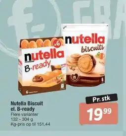 Fakta Tyskland Nutella Biscuit el. B-ready tilbud