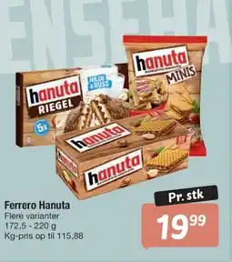 Fakta Tyskland Ferrero Hanuta tilbud