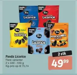 Fakta Tyskland Panda Licorice tilbud