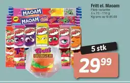 Fakta Tyskland Fritt el. Maoam tilbud