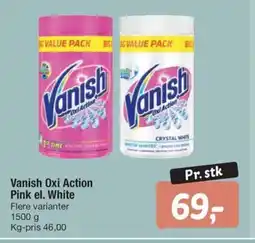 Fakta Tyskland Vanish Oxi Action Pink el. White tilbud