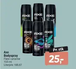 Fakta Tyskland AXE Bodyspray tilbud