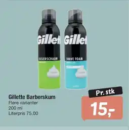 Fakta Tyskland Gillette Barberskum tilbud