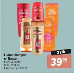 Fakta Tyskland Elvital Shampoo el. Balsam tilbud
