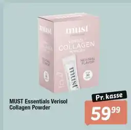 Fakta Tyskland MUST Essentials Verisol Collagen Powder tilbud