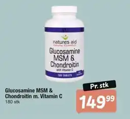 Fakta Tyskland Glucosamine MSM & Chondroitin m. Vitamin C tilbud