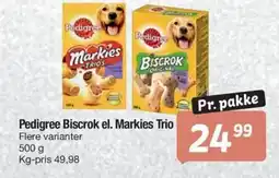 Fakta Tyskland PEDIGREE Biscrok el. Markies Trio tilbud