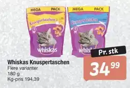 Fakta Tyskland Whiskas Knuspertaschen tilbud