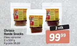 Fakta Tyskland Chrisco Hunde Snacks tilbud