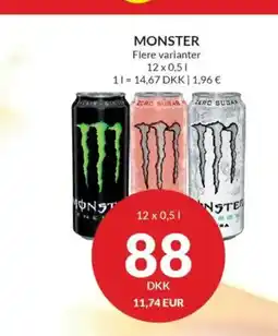 Nielsen's Discount MONSTER tilbud