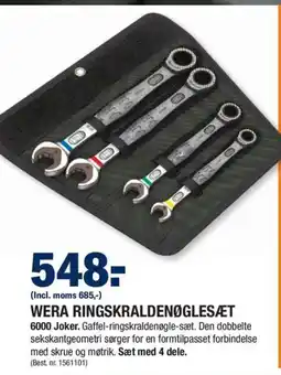 Stark WERA RINGSKRALDENØGLESÆT tilbud
