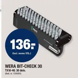 Stark WERA BIT-CHECK 30 tilbud