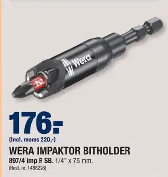 Stark WERA IMPAKTOR BITHOLDER tilbud