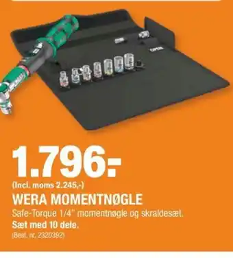 WERA MOMENTNØGLE