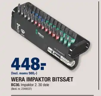 Stark WERA IMPAKTOR BITSSÆT tilbud