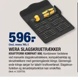Stark WERA SLAGSKRUETRÆKKER tilbud