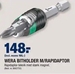 Stark WERA BITHOLDER M/RAPIDAPTOR tilbud