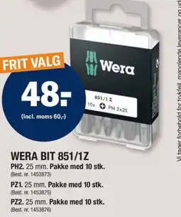 Stark WERA BIT 851/1Z tilbud