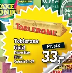 Fakta Tyskland Toblerone Gold Share Size tilbud
