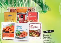 Fakta Tyskland Pizzadej el. Toppings tilbud