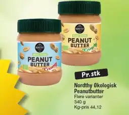 Fakta Tyskland Nordthy Økologisk Peanutbutter tilbud