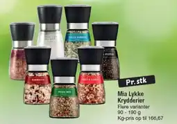 Fakta Tyskland Mia Lykke Krydderier Flere varianter tilbud