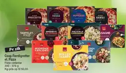 Fakta Tyskland Coop Færdigretter el. Pizza tilbud