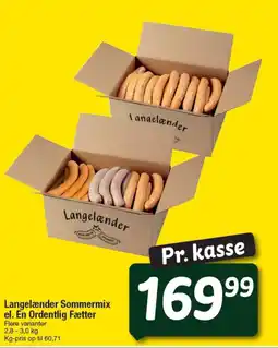 Fakta Tyskland Langelænder Sommermix el. En Ordentlig Fætter tilbud