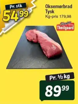 Fakta Tyskland Oksemørbrad Tysk tilbud